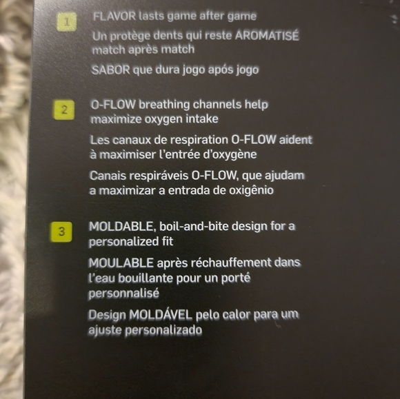 New in box Nike mouthguard hyperflow chocolate flavor - Picture 2 of 4